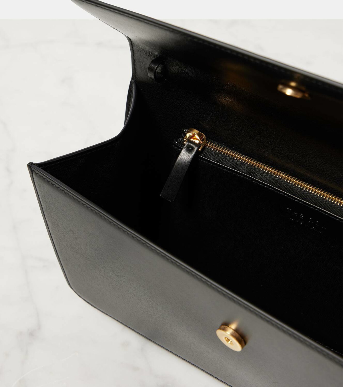 The Row Nia leather shoulder bag The Row