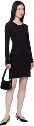 Gil Rodriguez Black Long Sleeve Bellevue Minidress