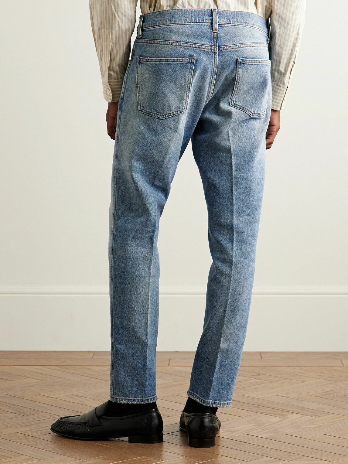 Lardini - Slim-Fit Straight-Leg Jeans - Blue