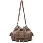 Off-White Brown Dumbo.B Bucket Bag