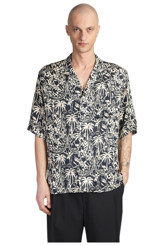 Photo: Laneus Shirt In Black Viscose