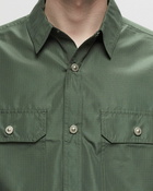 Taion Military Half Sleeve Shirts Green - Mens - Shortsleeves