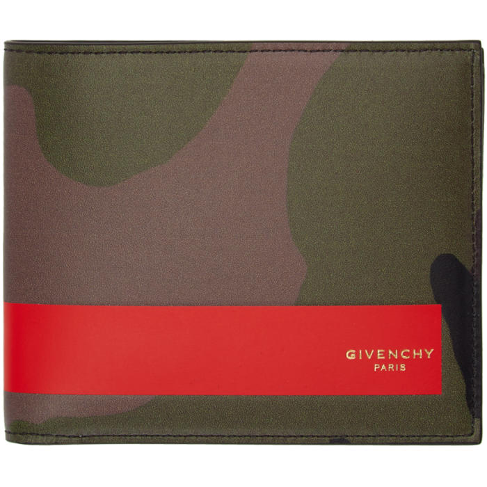 Photo: Givenchy Multicolor Camo Wallet 