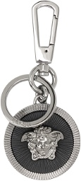 Versace Silver Medusa Biggie Keychain