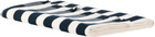 Tekla Black & White Striped Beach Towel