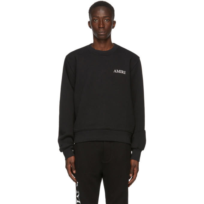 Photo: Amiri Black Large Logo Sweatshirt