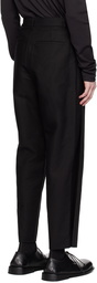 AMOMENTO Black Garconne Trousers