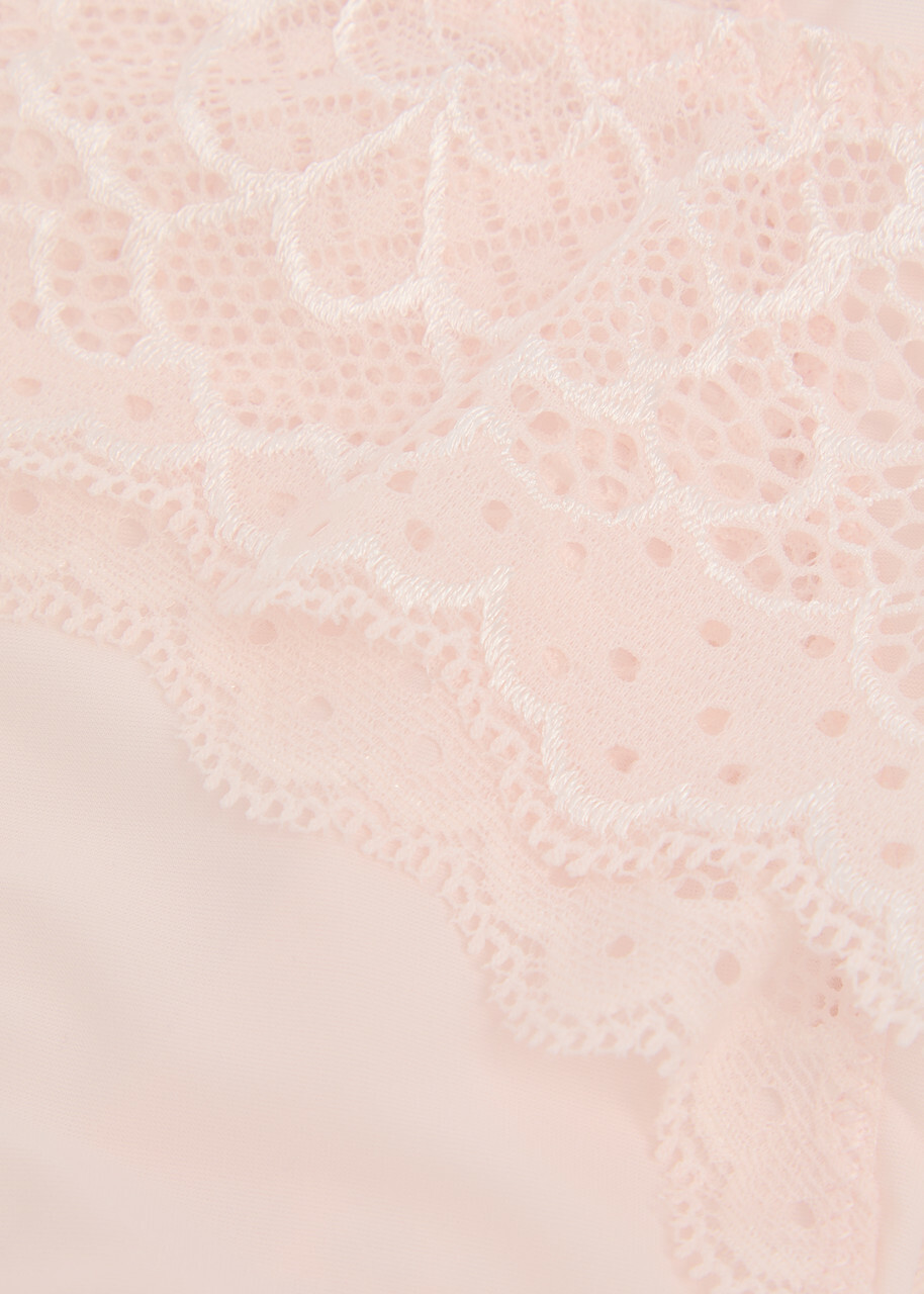 Simone PÉRÈLE Caresse Tanga Lace Briefs Light Pink