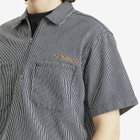No Problemo Men's Mini Problemo SS Work Shirt - Denim in Blue