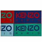 Kenzo Men's Multi Logo Blanket in Medium Red