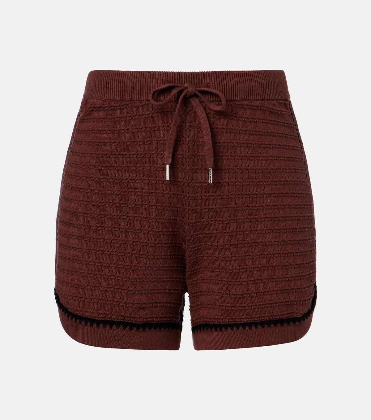 Varley Morden pointelle cotton shorts