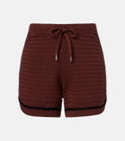 Varley Morden pointelle cotton shorts