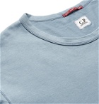 C.P. Company - Logo-Embroidered Mako Cotton-Jersey T-Shirt - Blue