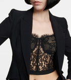 Alexander McQueen - Lace bustier