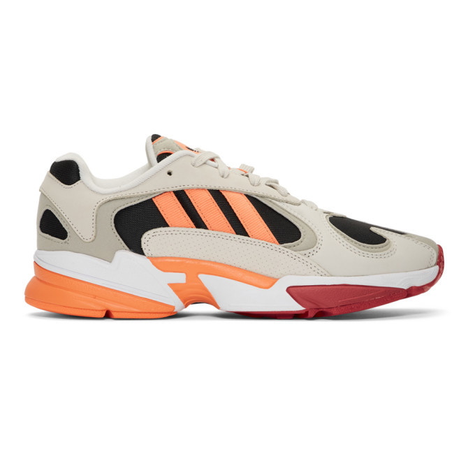 Photo: adidas Originals Beige and Black Yung-1 Sneakers