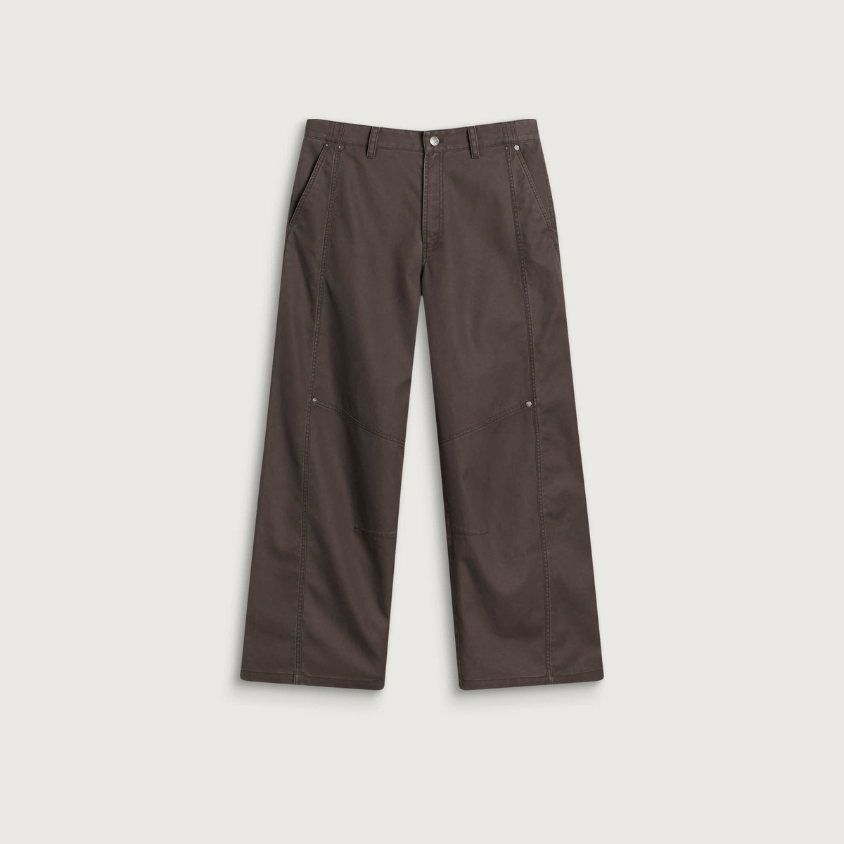 END. x Samsøe Samsøe Men's Saarix X Trousers in Overdyed Brown
