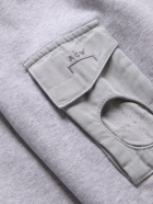 A-COLD-WALL* - Logo-Embroidered Mélange Stretch-Cotton Jersey Sweatshirt - Gray - S