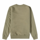 C.P. Company Undersixteen Women's Logo Crew Sweat in Bronze Green