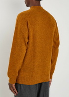 Ymc Montland Wool Jumper Orange