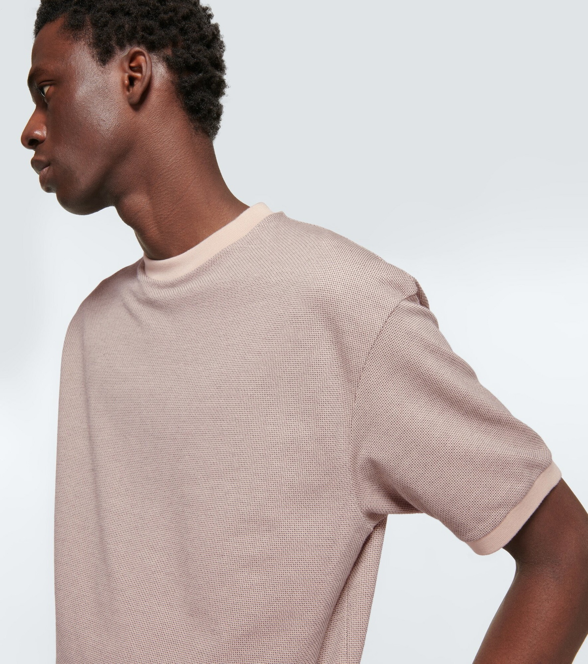 Loro Piana - Mojave jacquard cotton T-shirt Loro Piana