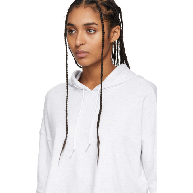 Nike Grey Yoga Luxe Cropped Hoodie Nike