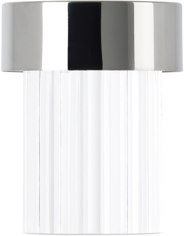 Photo: Flos Silver Last Order Fluted Portable Table Lamp