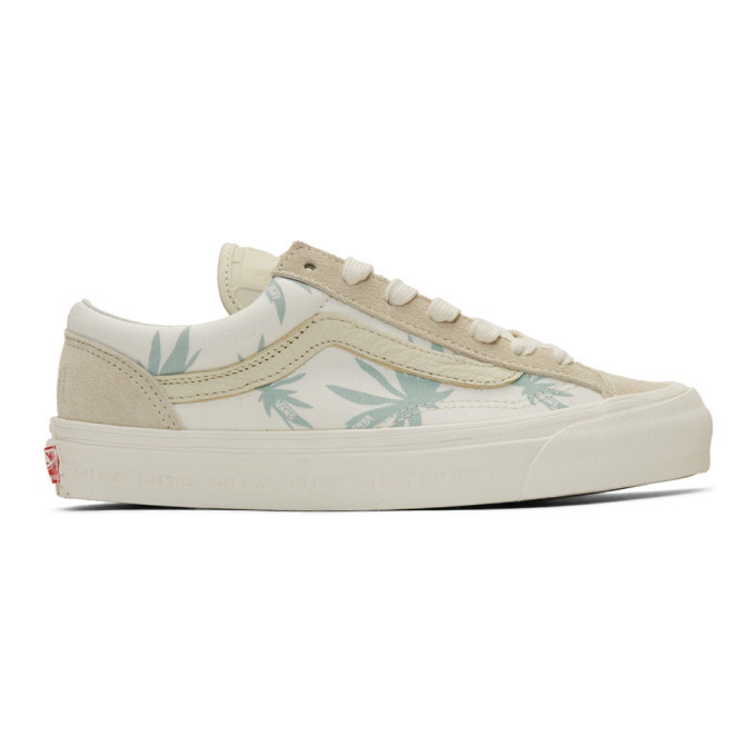 Photo: Vans White Modernica Edition Style 36 XL Palm Leaf Sneakers
