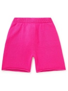 The Elder Statesman - Straight-Leg Cashmere Shorts - Pink
