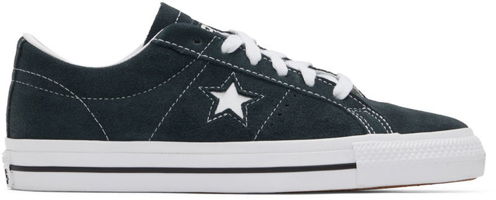 Photo: Converse Green Suede One Star Pro Sneakers