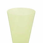 HAY Conical Vase - Small in Light Green/Dark Lime 