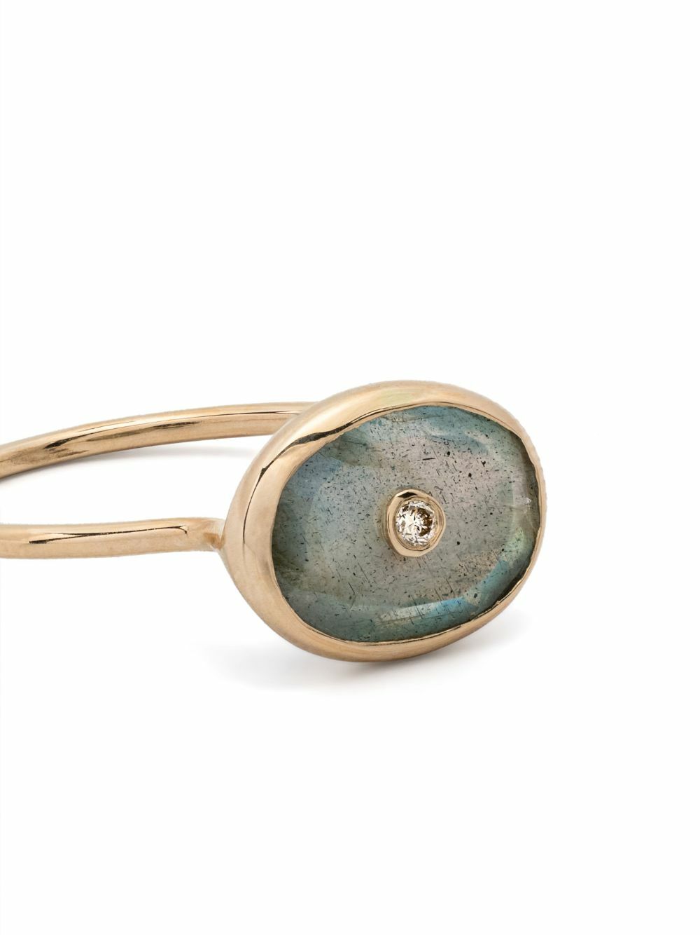 Pascale Monvoisin 9K Yellow Gold Orso Labradorite Ring