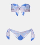 Zimmermann Maxine Scarf Tie paisley bikini