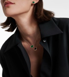 Repossi Antifer 18kt rose gold pendant necklace with malachite and diamonds