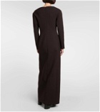 The Row Reysha wool-blend maxi dress
