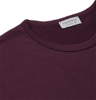 Sunspel - Slim-Fit Cotton-Jersey T-Shirt - Burgundy