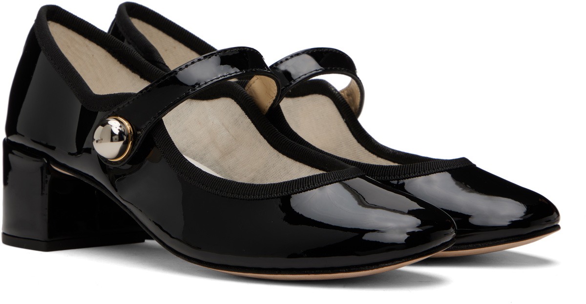 Repetto Black Fabienne Mary Jane Heels Repetto