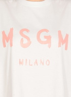 MSGM Dress With Logo
