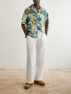 Cherry Los Angeles - Camp-Collar Logo-Printed Poplin Shirt - Multi