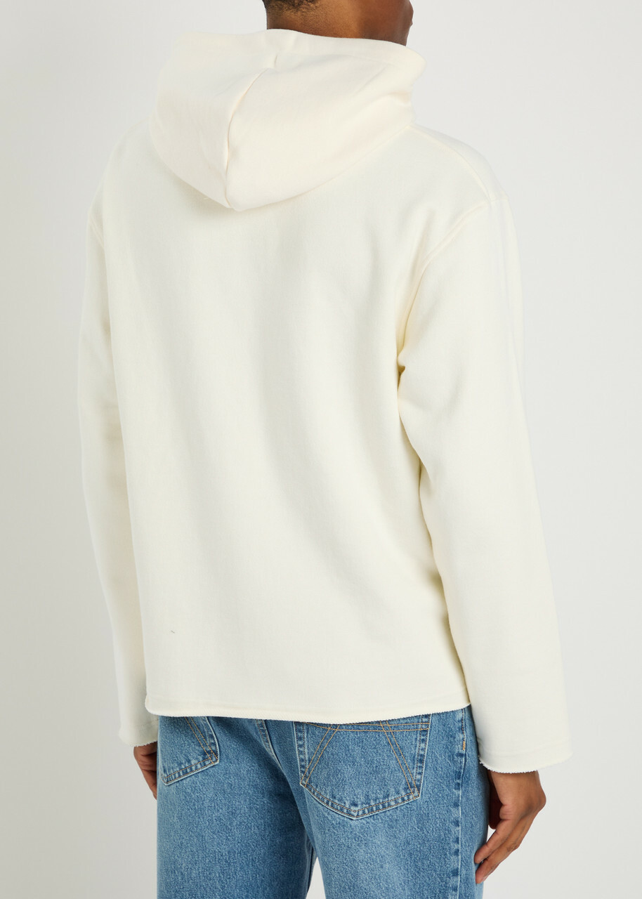 Honor The Gift Hooded Cotton Sweatshirt Off White