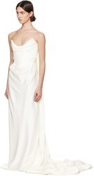 Vivienne Westwood SSENSE Bridal Capsule Galaxy Cape Maxi Dress
