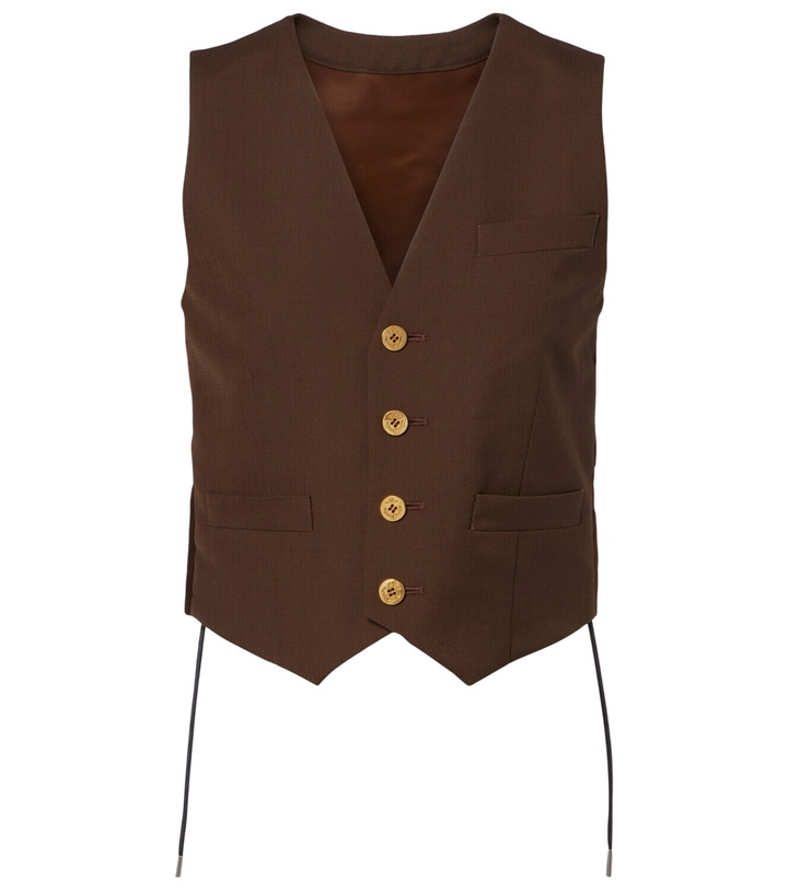 Photo: Sacai Paneled vest