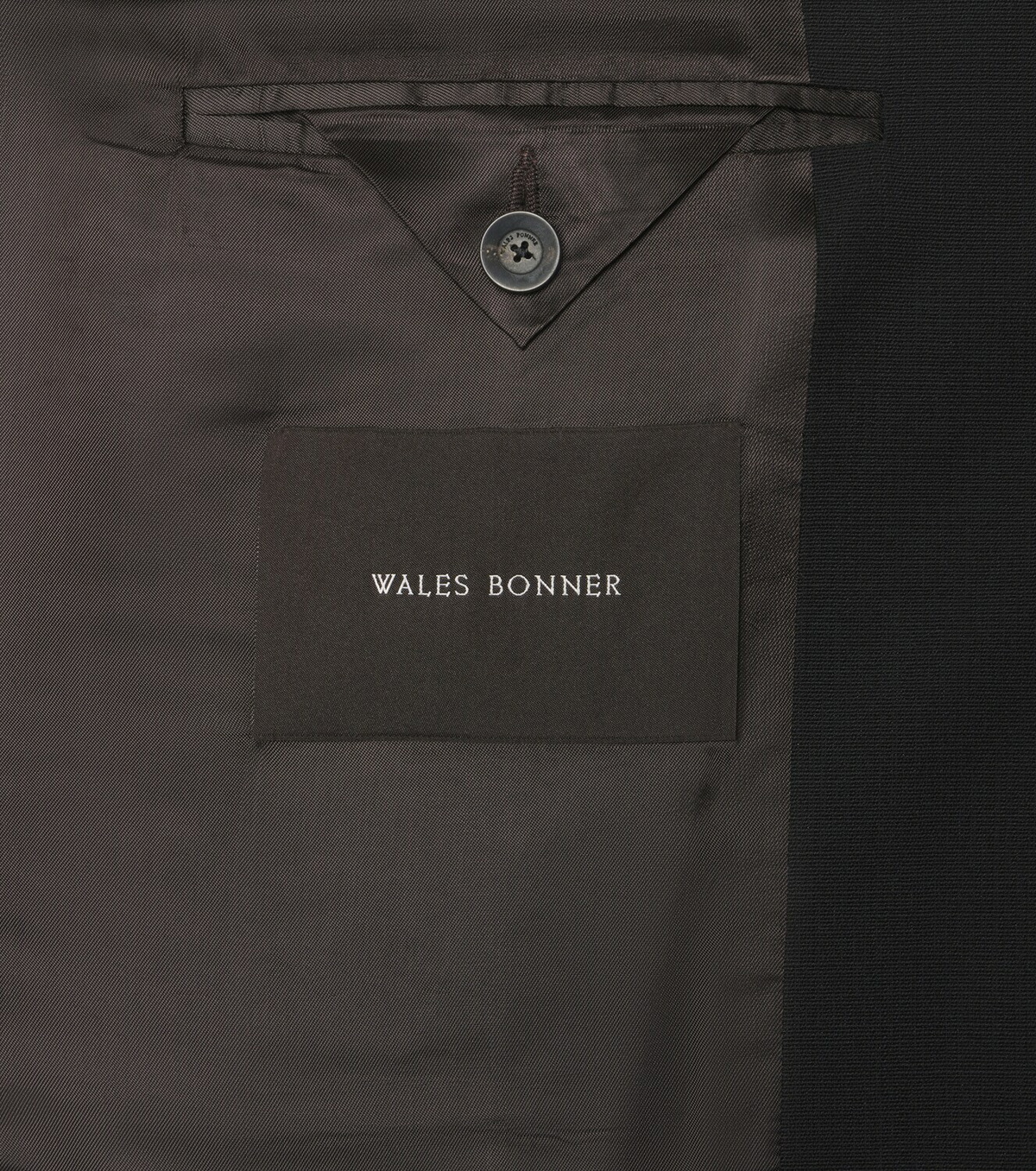 Wales Bonner Alto satin-trimmed virgin wool blazer