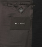 Wales Bonner Alto satin-trimmed virgin wool blazer