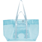 Off-White Blue PVC Arrows Commercial Tote