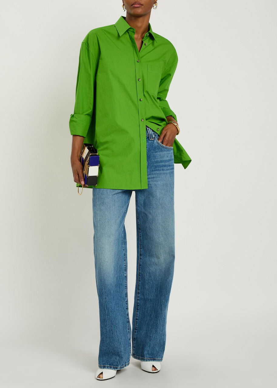 Khaite Bonnie Straight-leg Jeans Denim