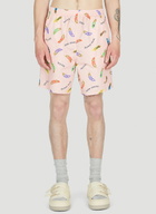 Human Made Feather Print Shorts