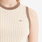 Adidas Women's Knitted Vest in Wonder White