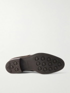 Edward Green - Leith Suede Derby Shoes - Brown