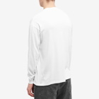 Auralee Men's Long Sleeve Seamless T-Shirt in White