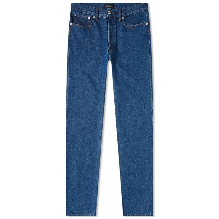 Photo: A.P.C. Men's Petit New Standard Jean in Vintage Wash